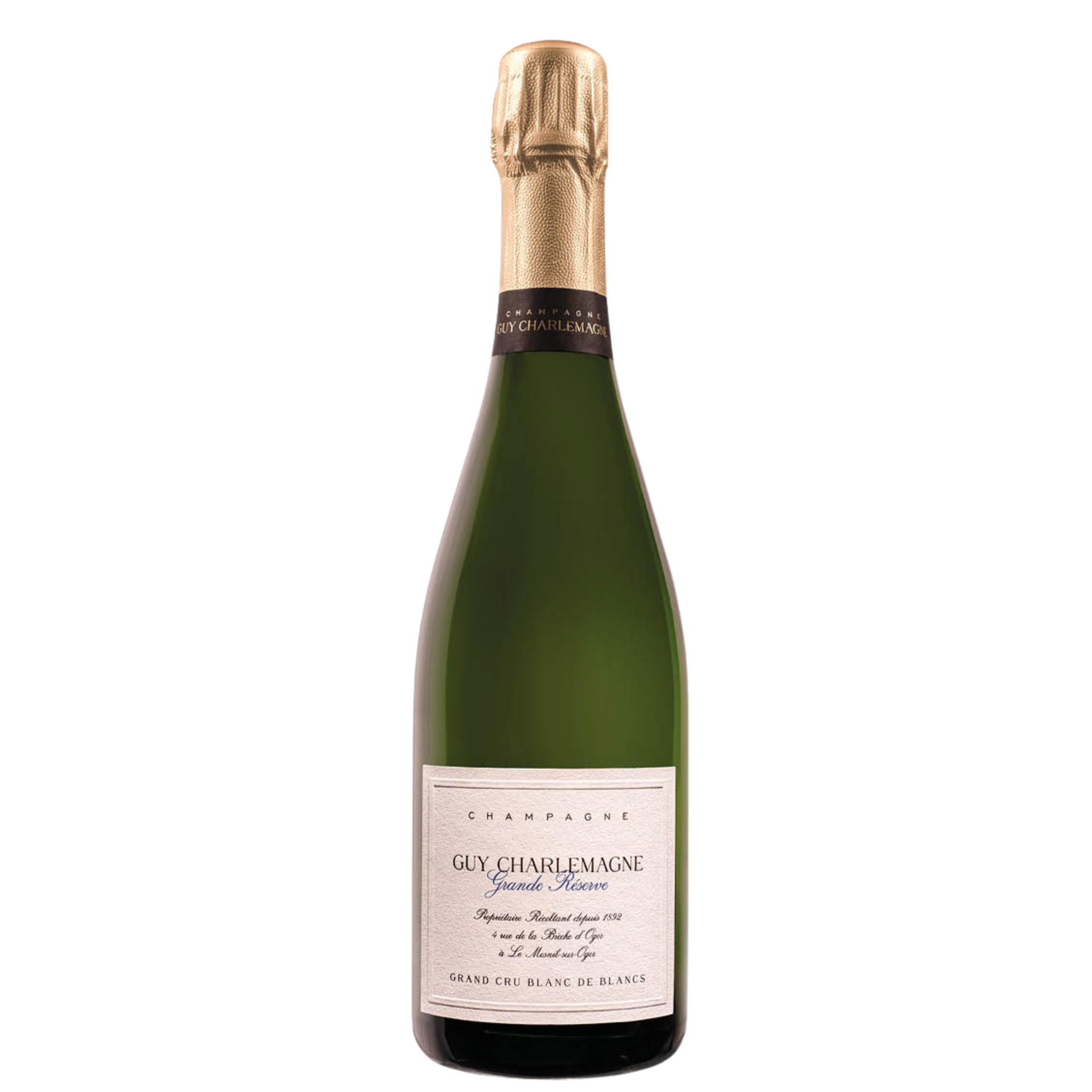 GUY CHARLEMAGNE  “GRANDE RESERVE BLANC DE BLANCS” – Champagne AOC Grand Cru Brut